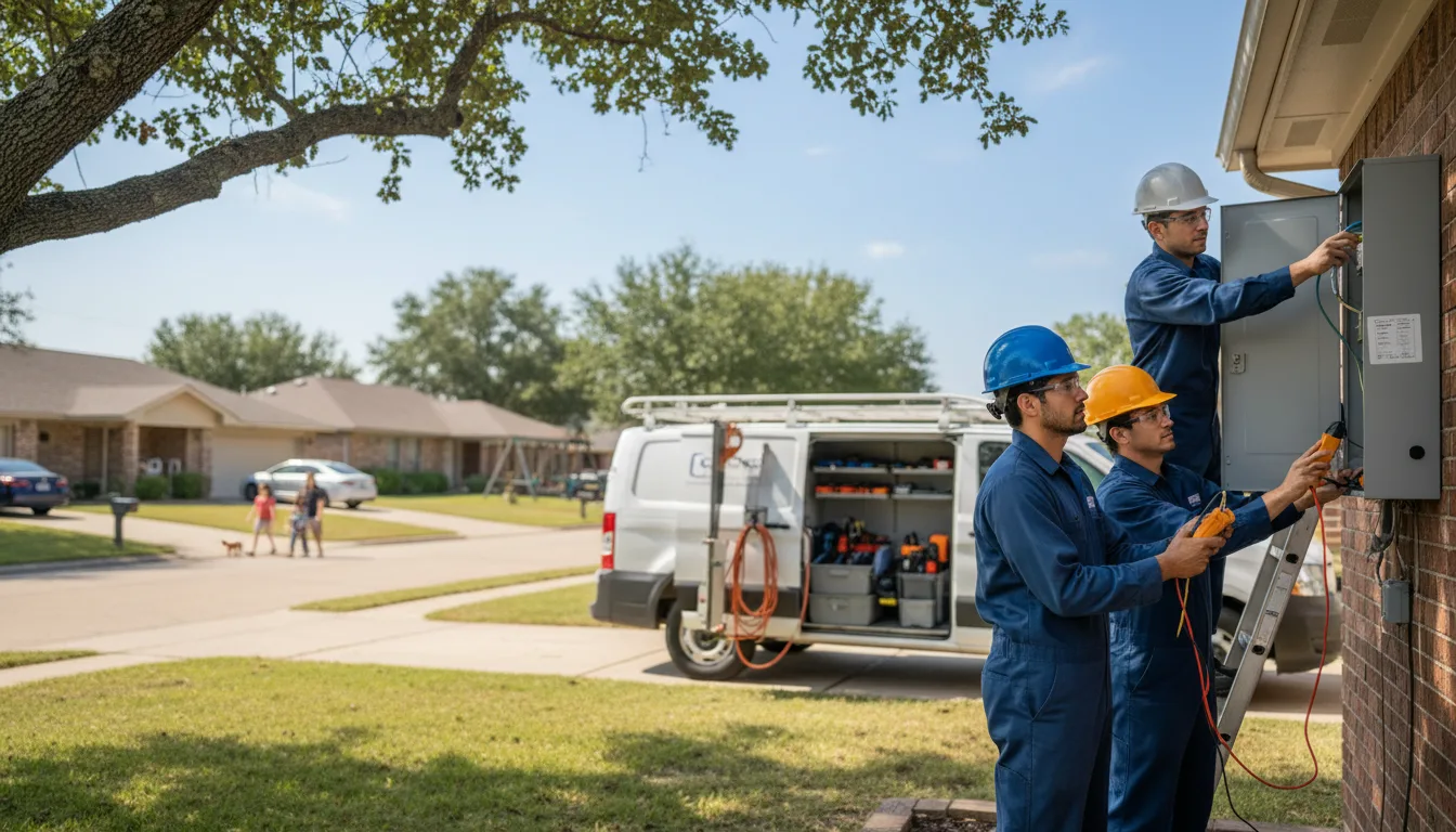 Certified electrician providing emergency electrical services in Charles City, VA